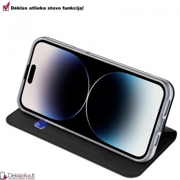 Dux Ducis Skin Pro dirbtinės odos dėklas - juodas (Apple Iphone 15 Plus) Dux Ducis Skin Pro dirbtinės odos dėklas - juodas (Apple Iphone 15 Plus)
